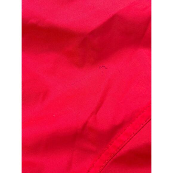 Columbia Sportswear 1/4 Zip Hooded Pullover Men L Red Ski Windbreaker VTG - Picture 14 of 15